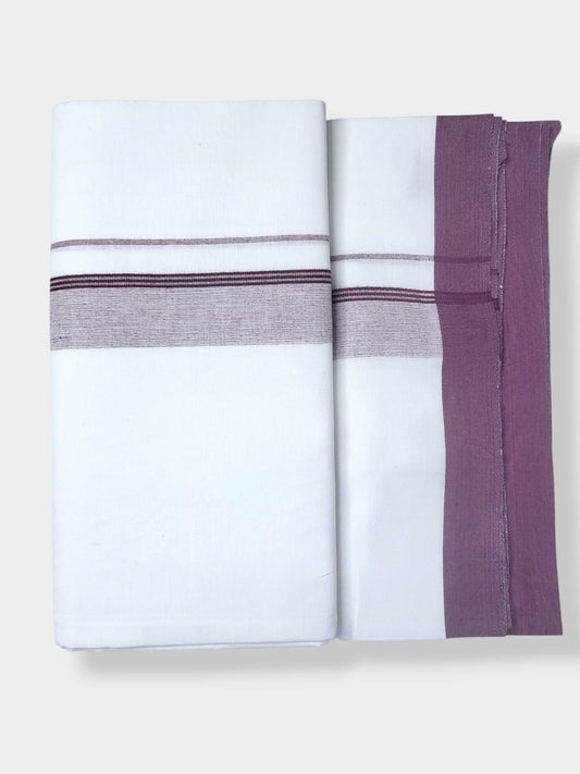 Single Kerala Pure White Mundu/Dhoti