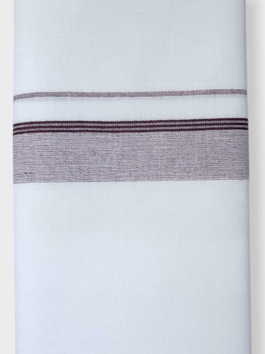 Single Kerala Pure White Mundu/Dhoti