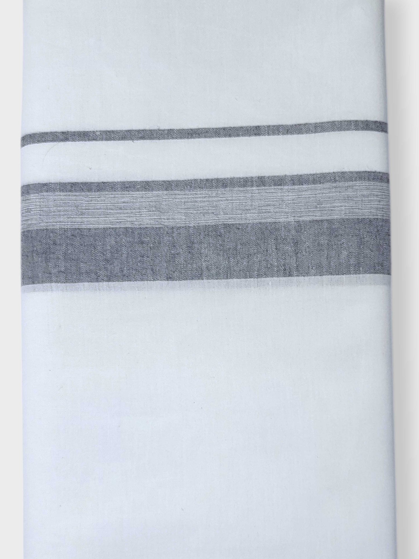 Single Kerala Pure White Mundu/Dhoti