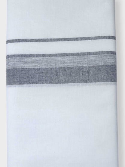 Single Kerala Pure White Mundu/Dhoti