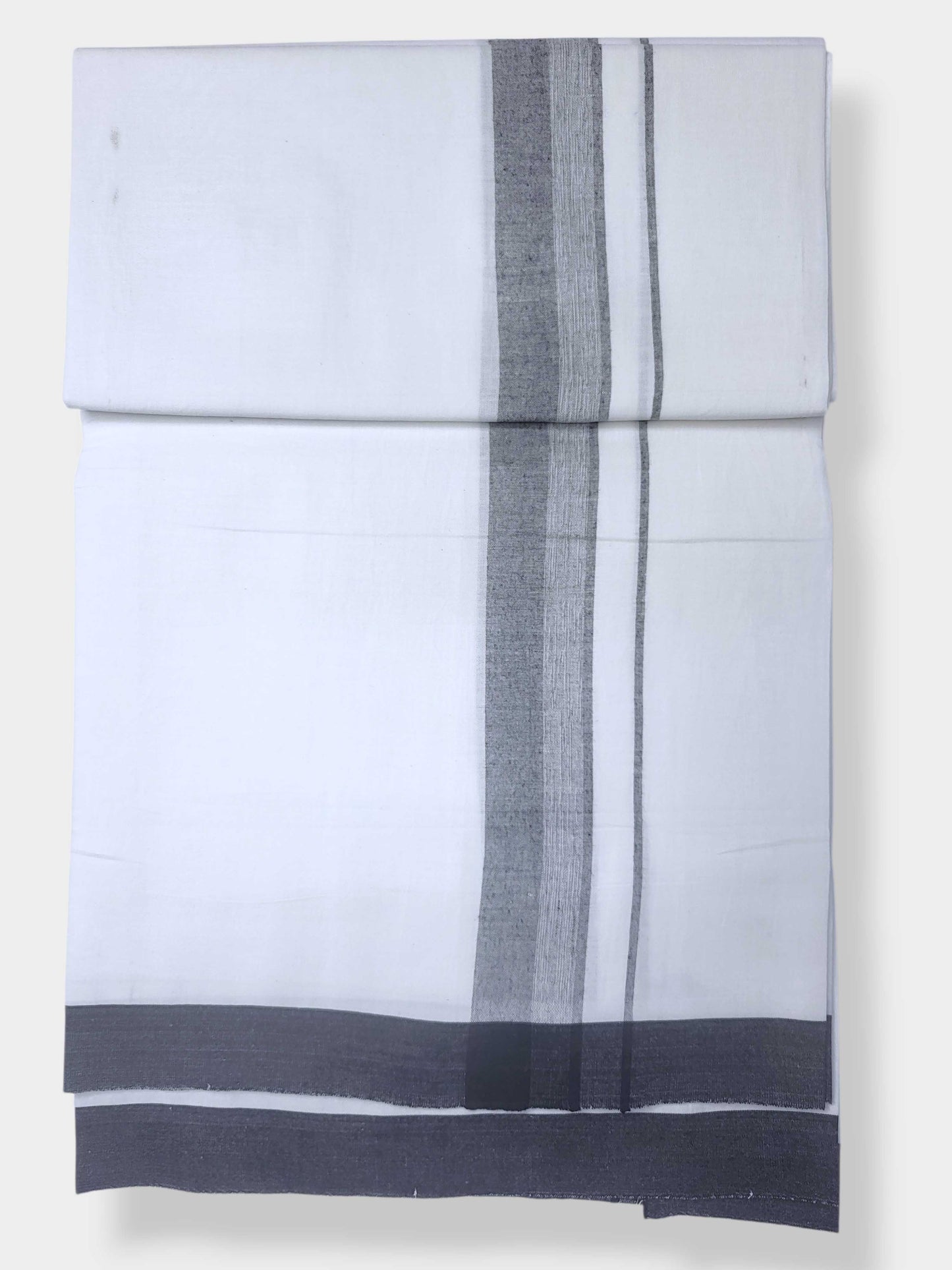 Single Kerala Pure White Mundu/Dhoti