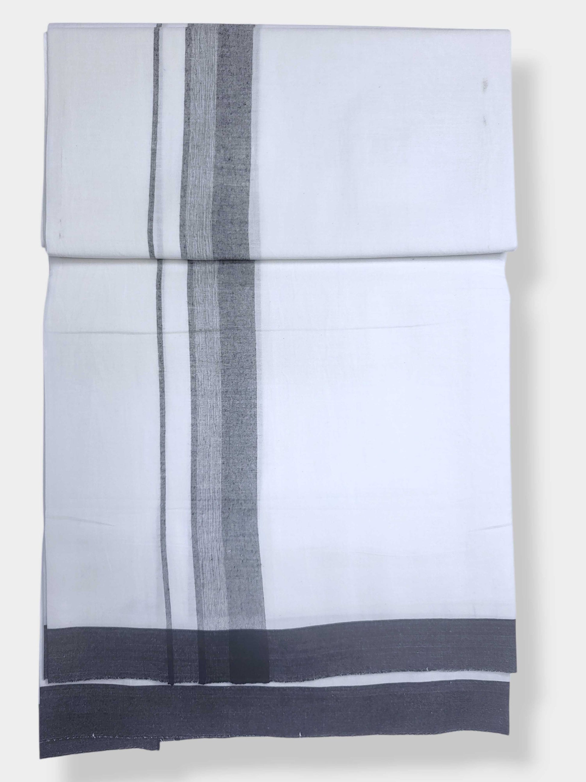 Single Kerala Pure White Mundu/Dhoti