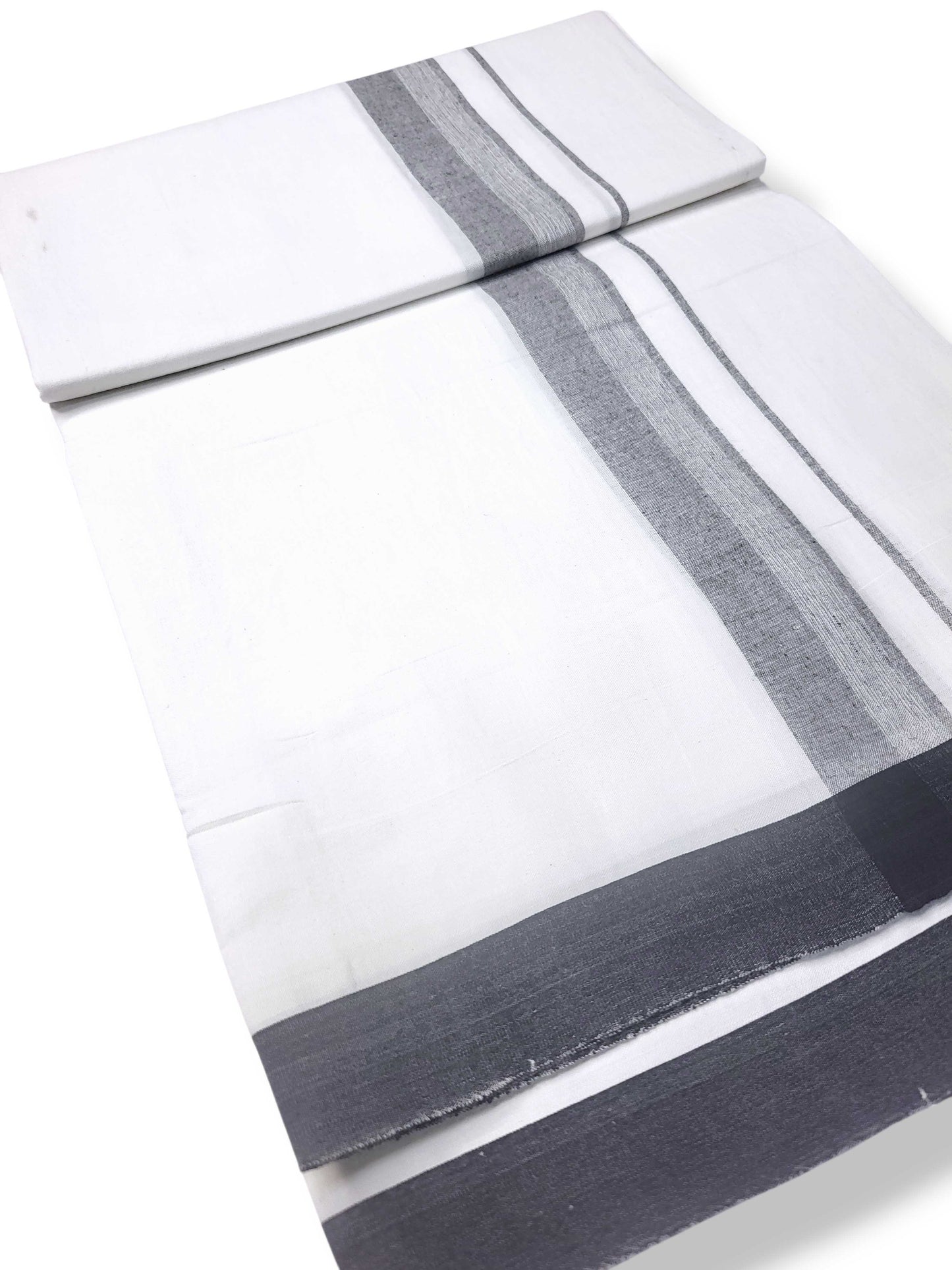 Single Kerala Pure White Mundu/Dhoti