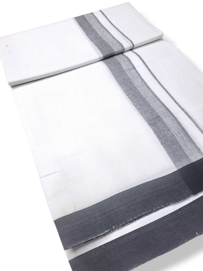 Single Kerala Pure White Mundu/Dhoti