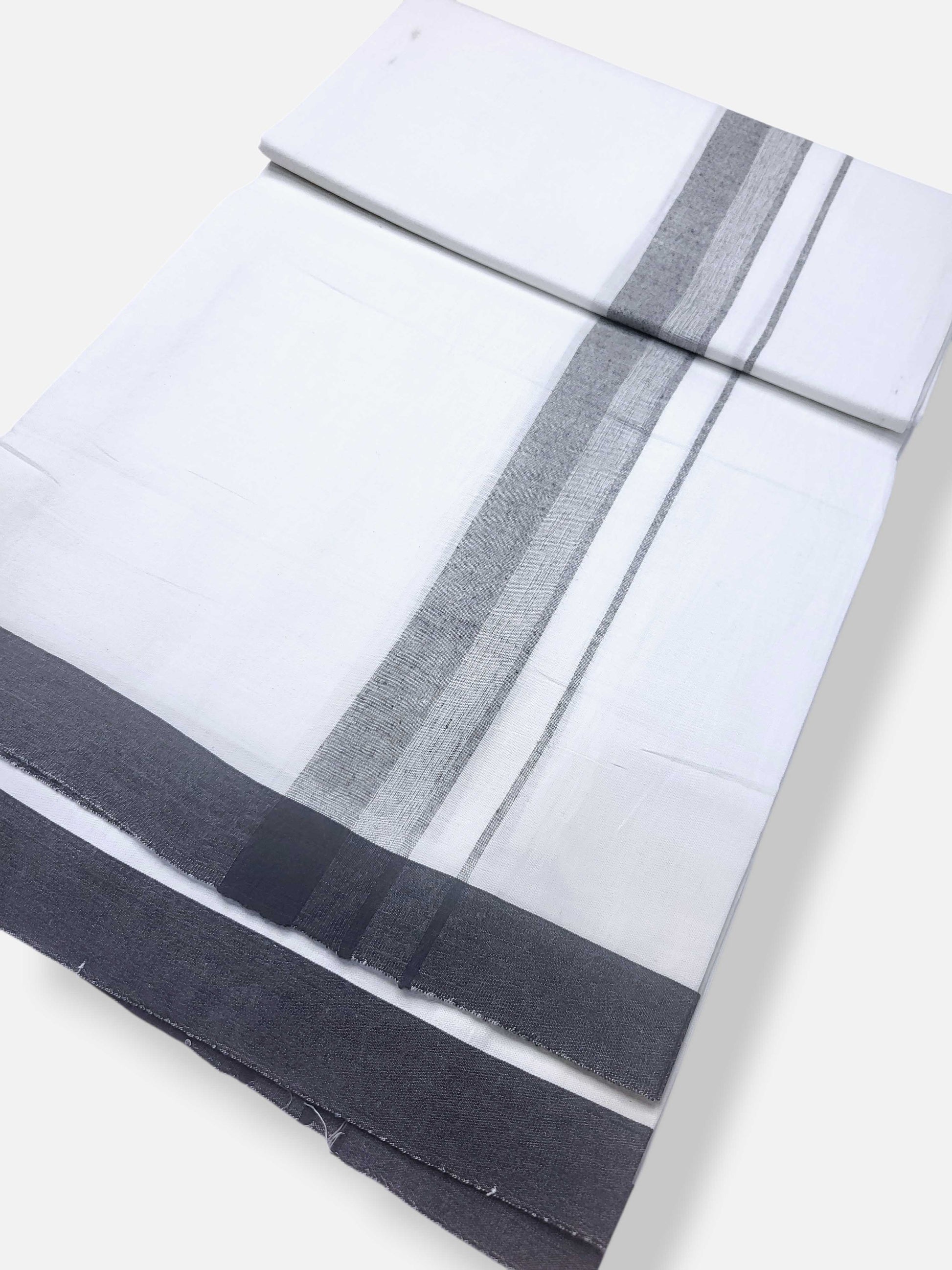 Single Kerala Pure White Mundu/Dhoti