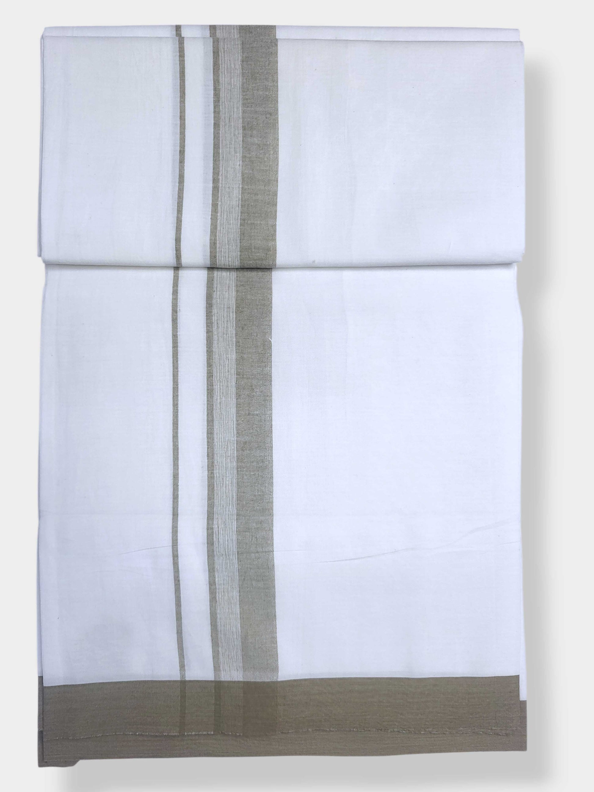 Single Kerala Pure White Mundu/Dhoti