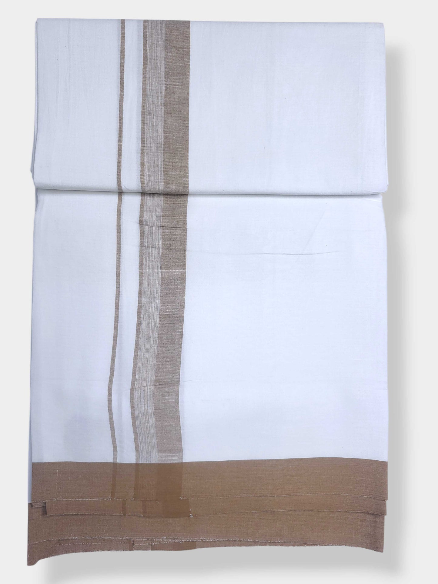 Single Kerala Pure White Mundu/Dhoti