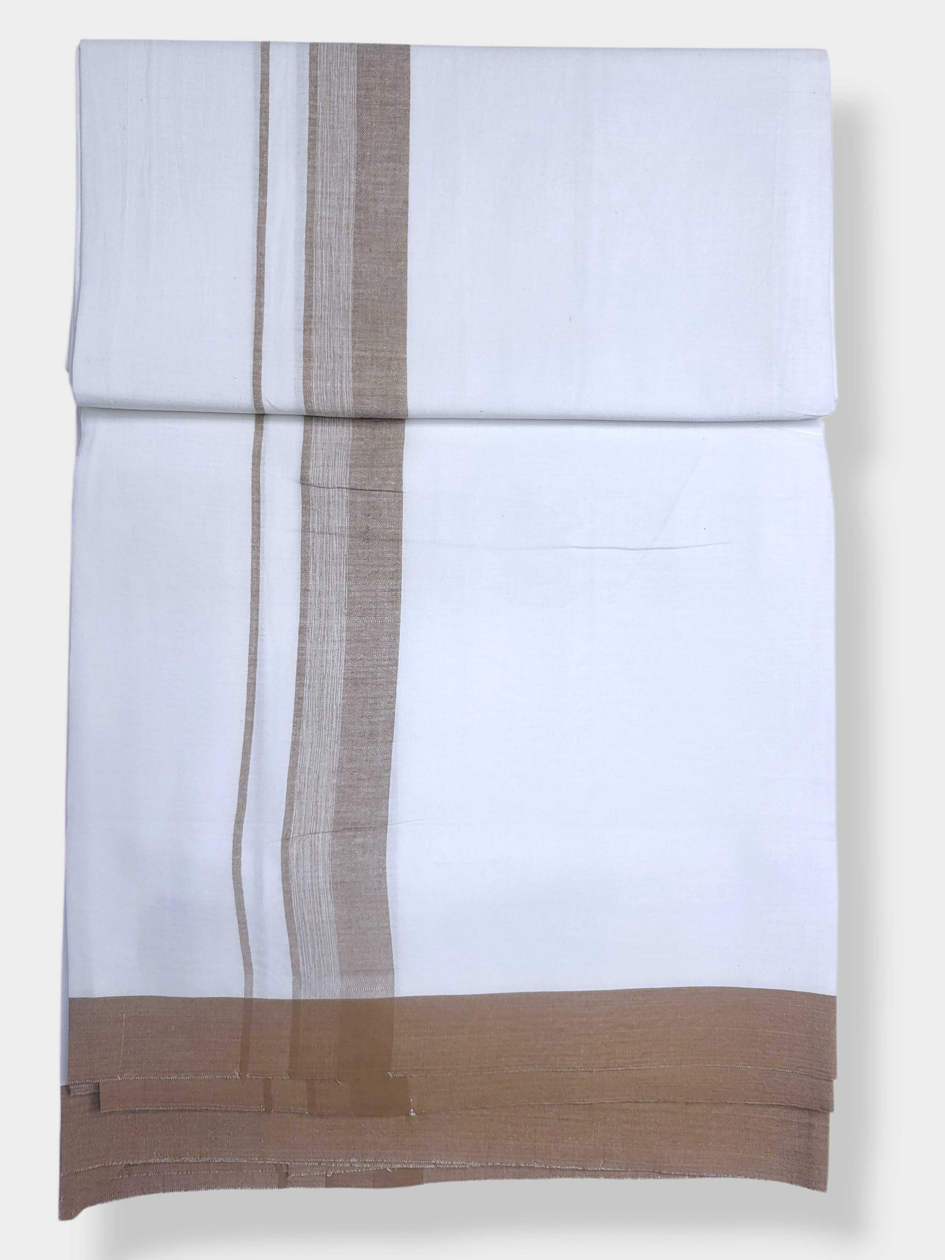 Single Kerala Pure White Mundu/Dhoti