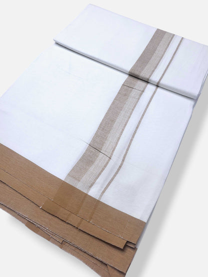 Single Kerala Pure White Mundu/Dhoti