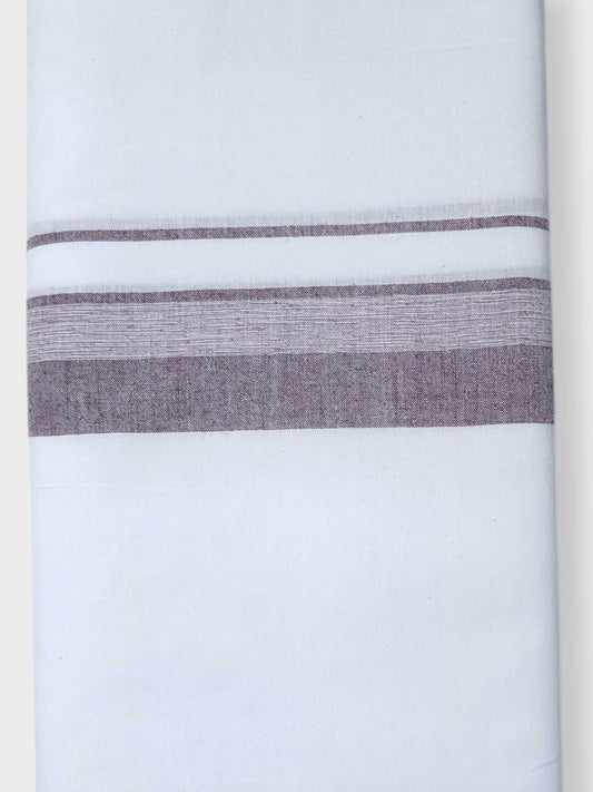 Single Kerala Pure White Mundu/Dhoti