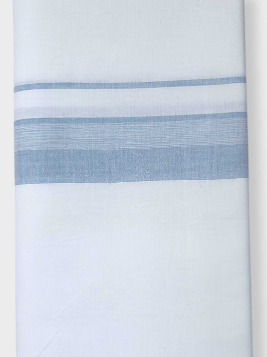 Single Kerala Pure White Mundu/Dhoti