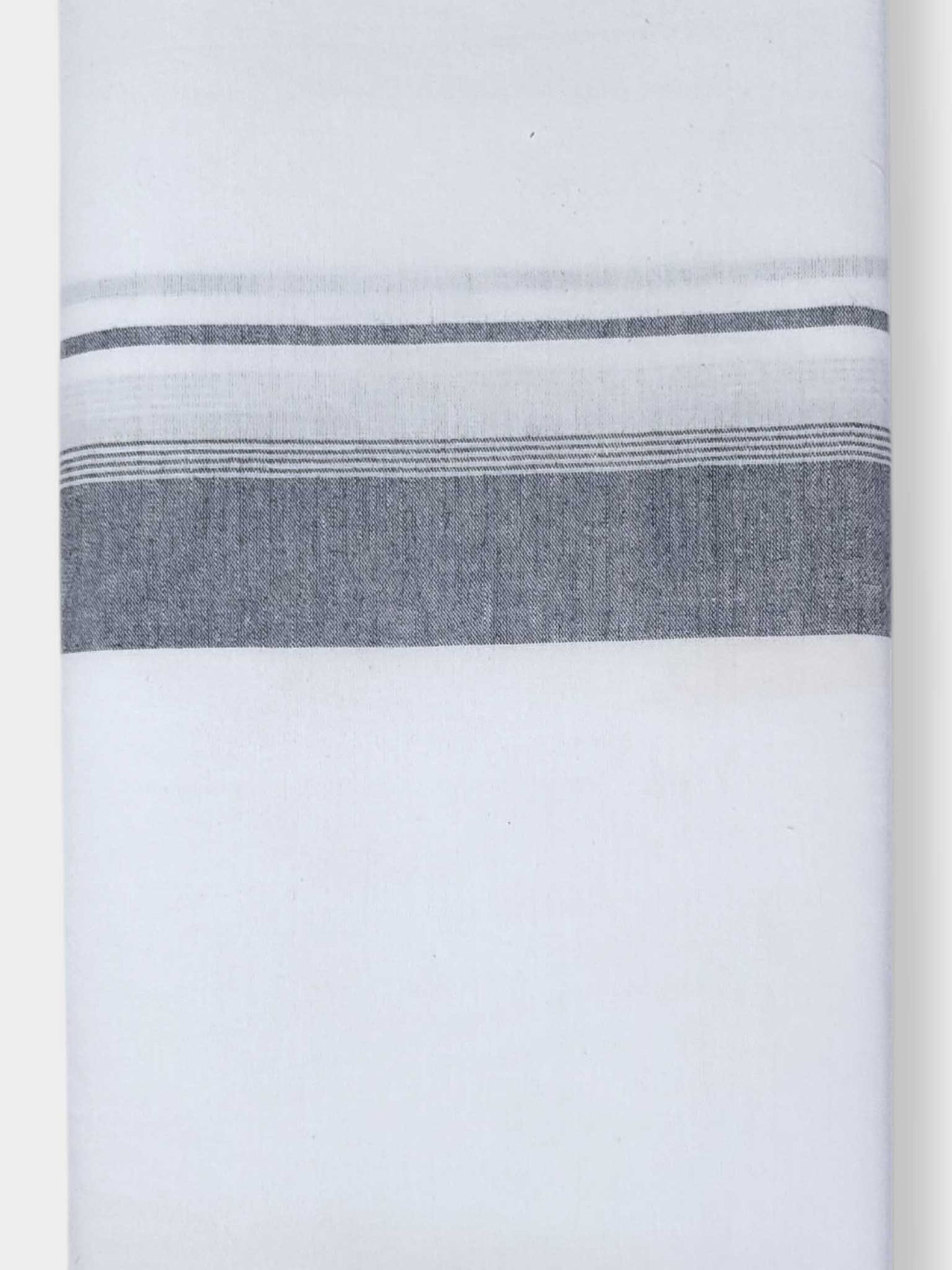 Single Kerala Pure White Mundu/Dhoti