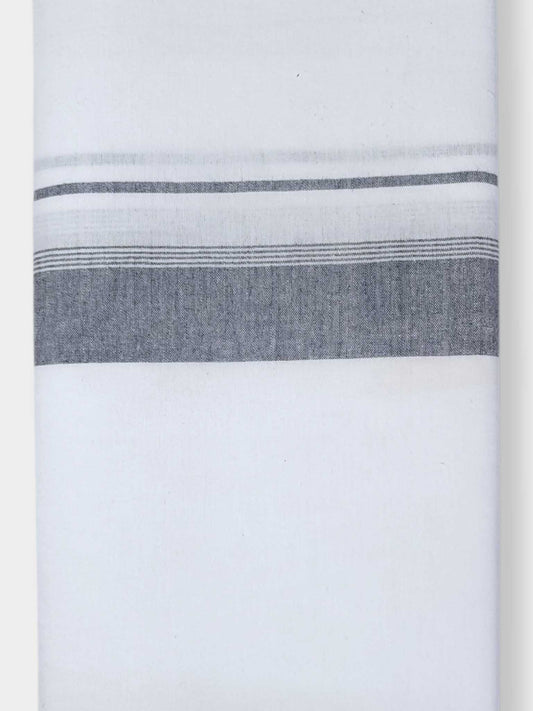 Single Kerala Pure White Mundu/Dhoti