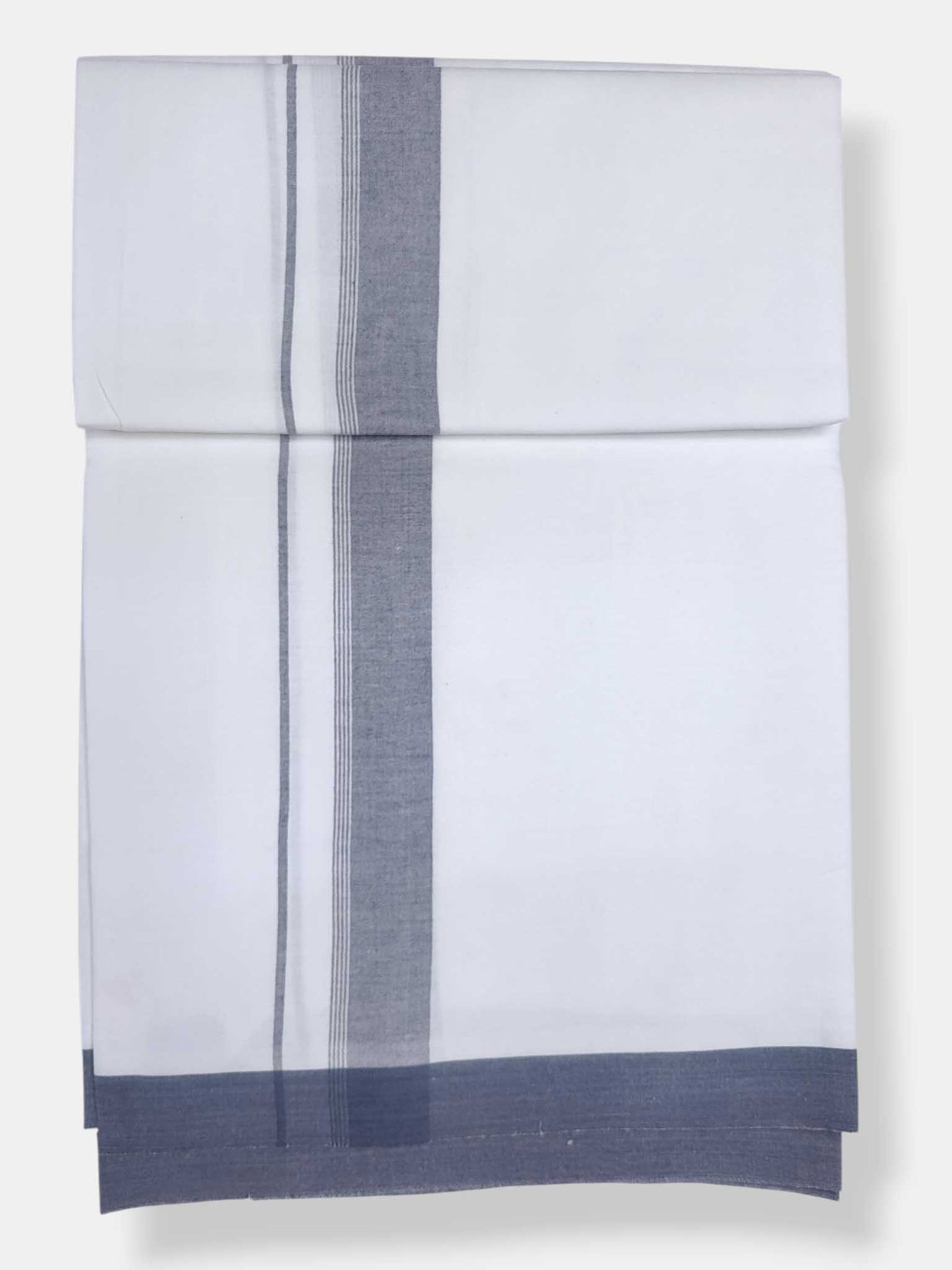 Single Kerala Pure White Mundu/Dhoti