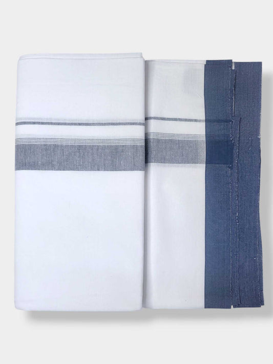 Single Kerala Pure White Mundu/Dhoti