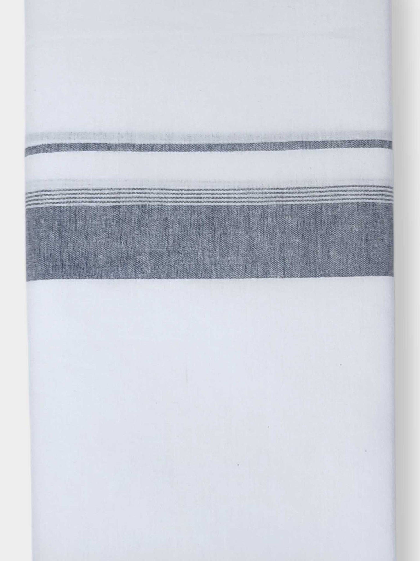 Single Kerala Pure White Mundu/Dhoti