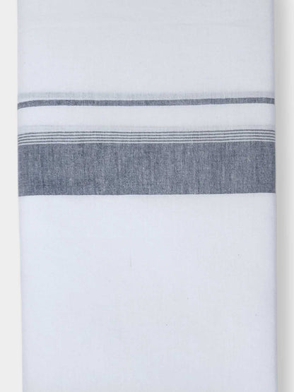 Single Kerala Pure White Mundu/Dhoti