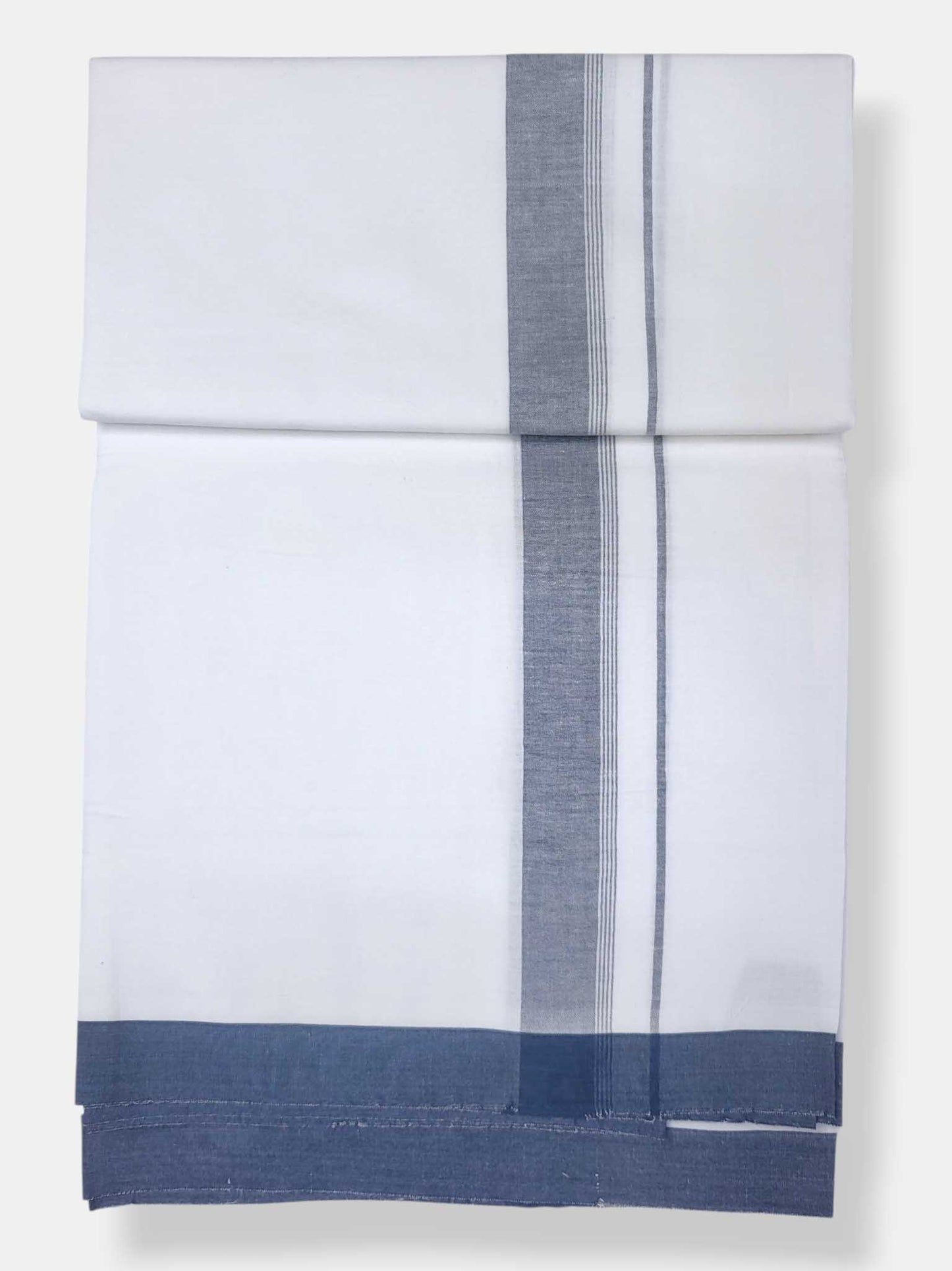 Single Kerala Pure White Mundu/Dhoti