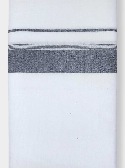 Single Kerala Pure White Mundu/Dhoti