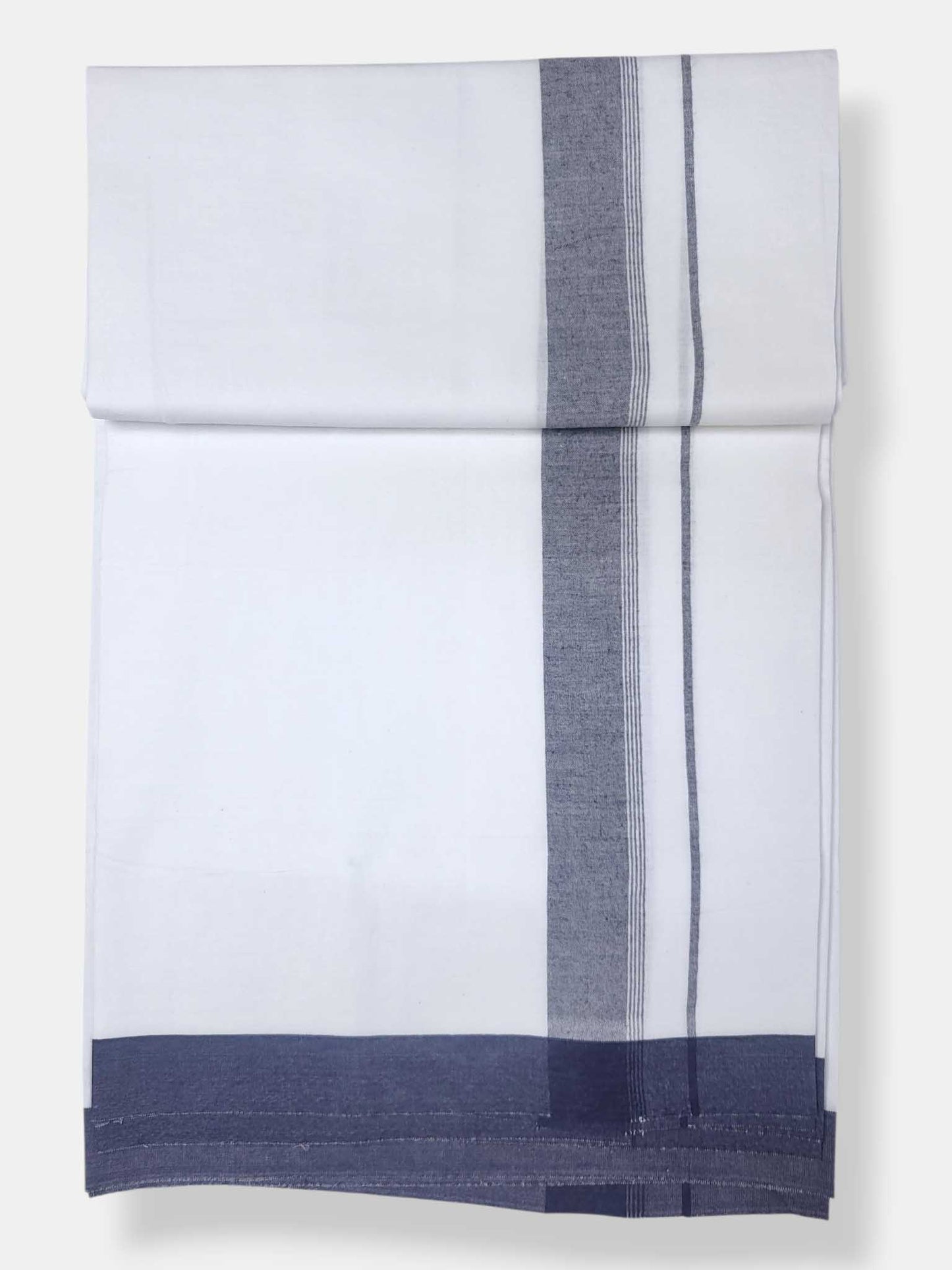 Single Kerala Pure White Mundu/Dhoti