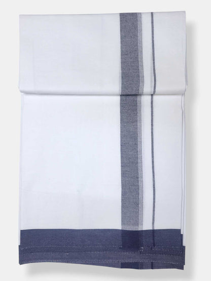 Single Kerala Pure White Mundu/Dhoti