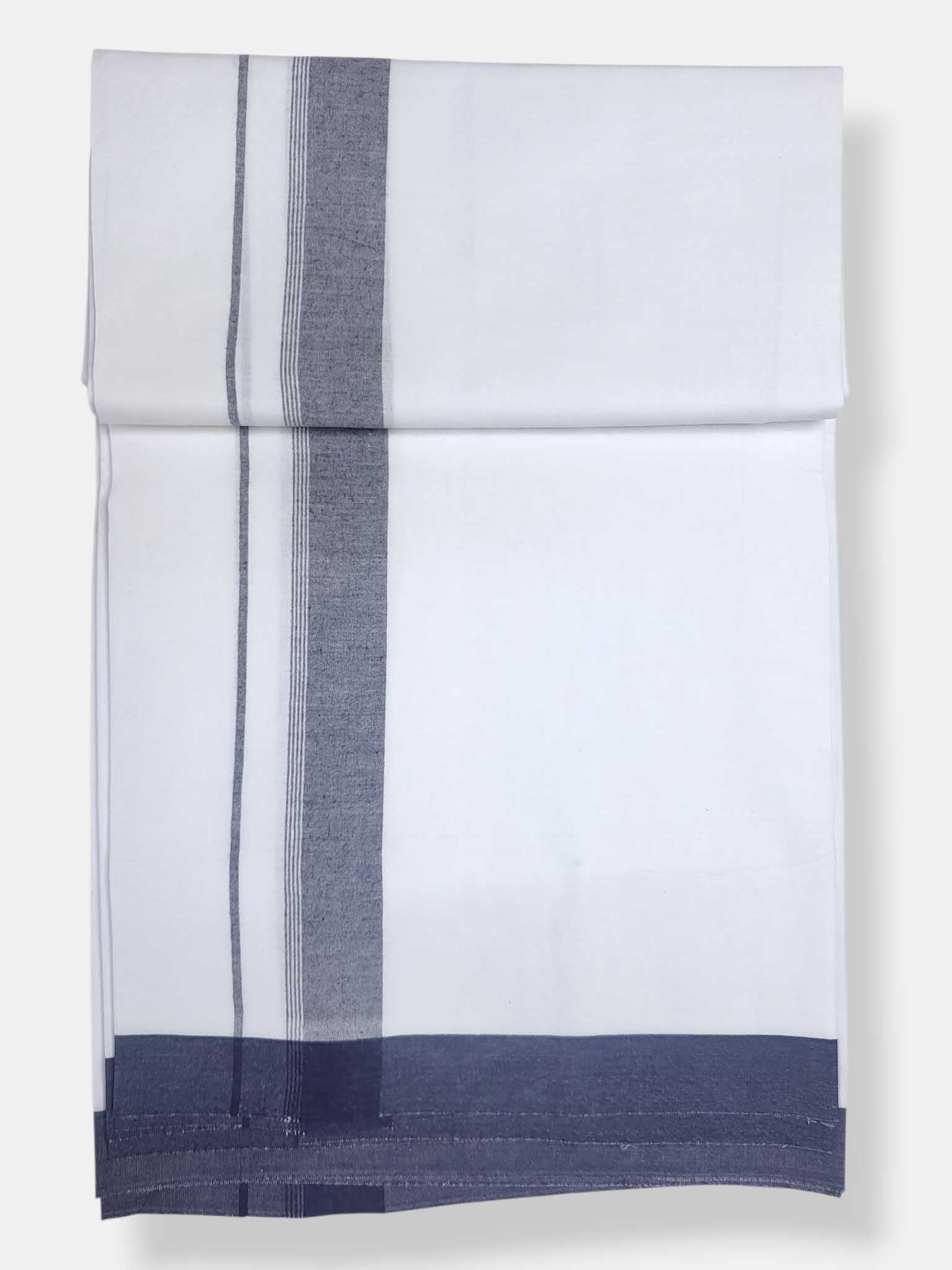 Single Kerala Pure White Mundu/Dhoti