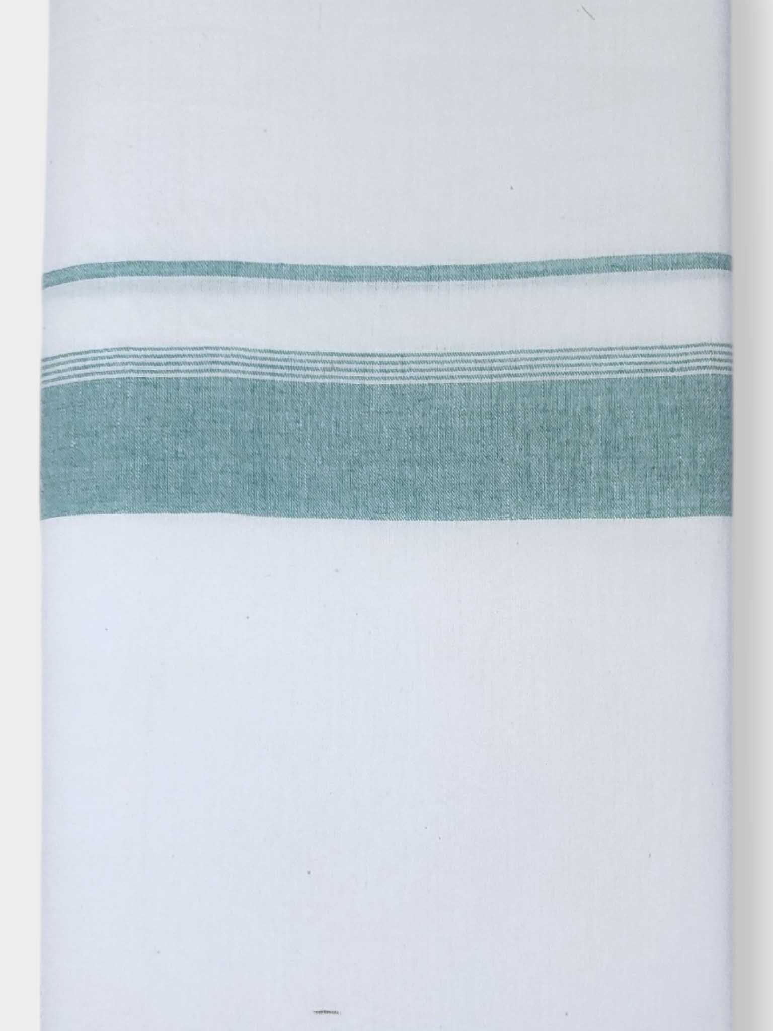 Single Kerala Pure White Mundu/Dhoti