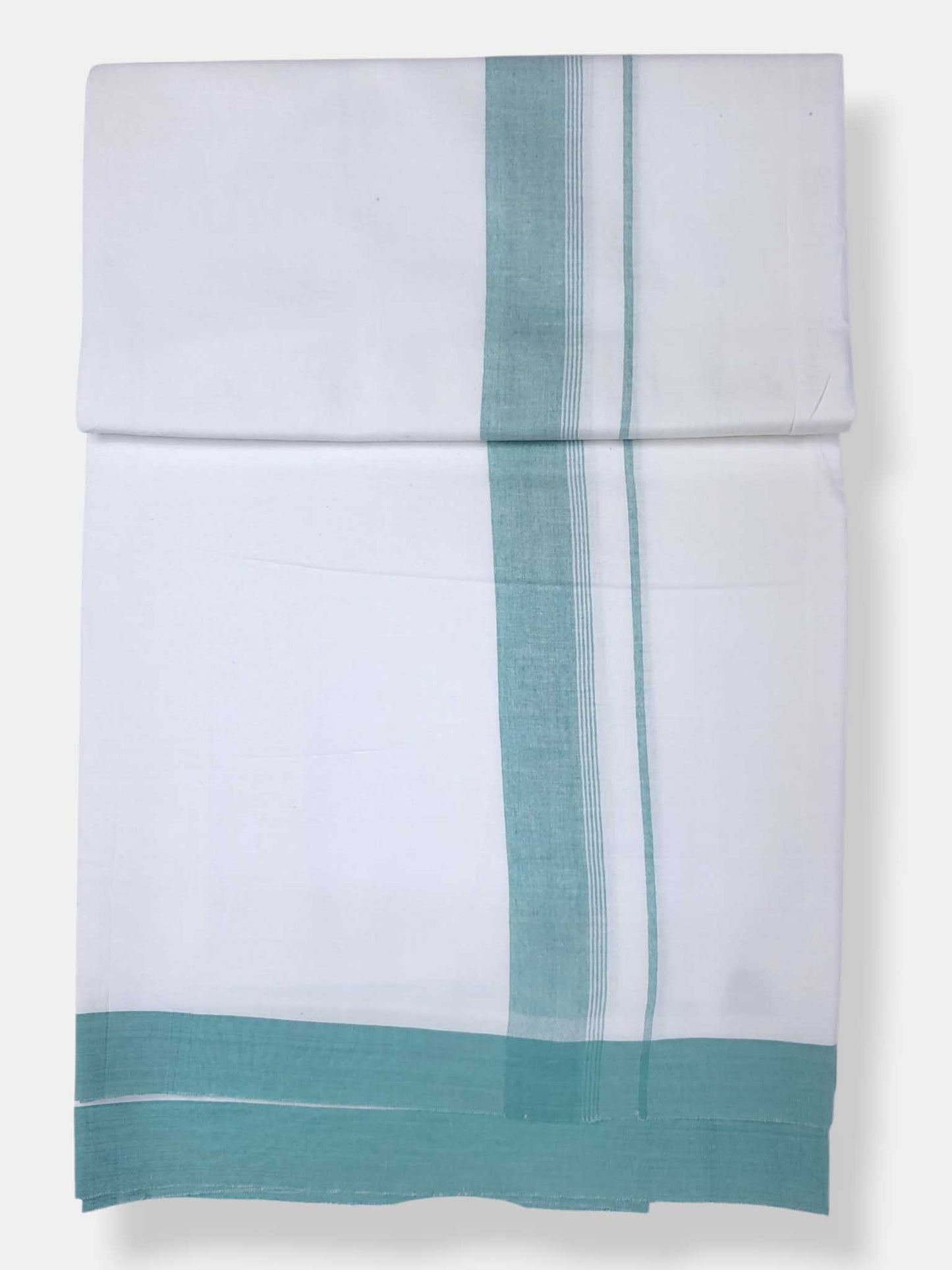 Single Kerala Pure White Mundu/Dhoti