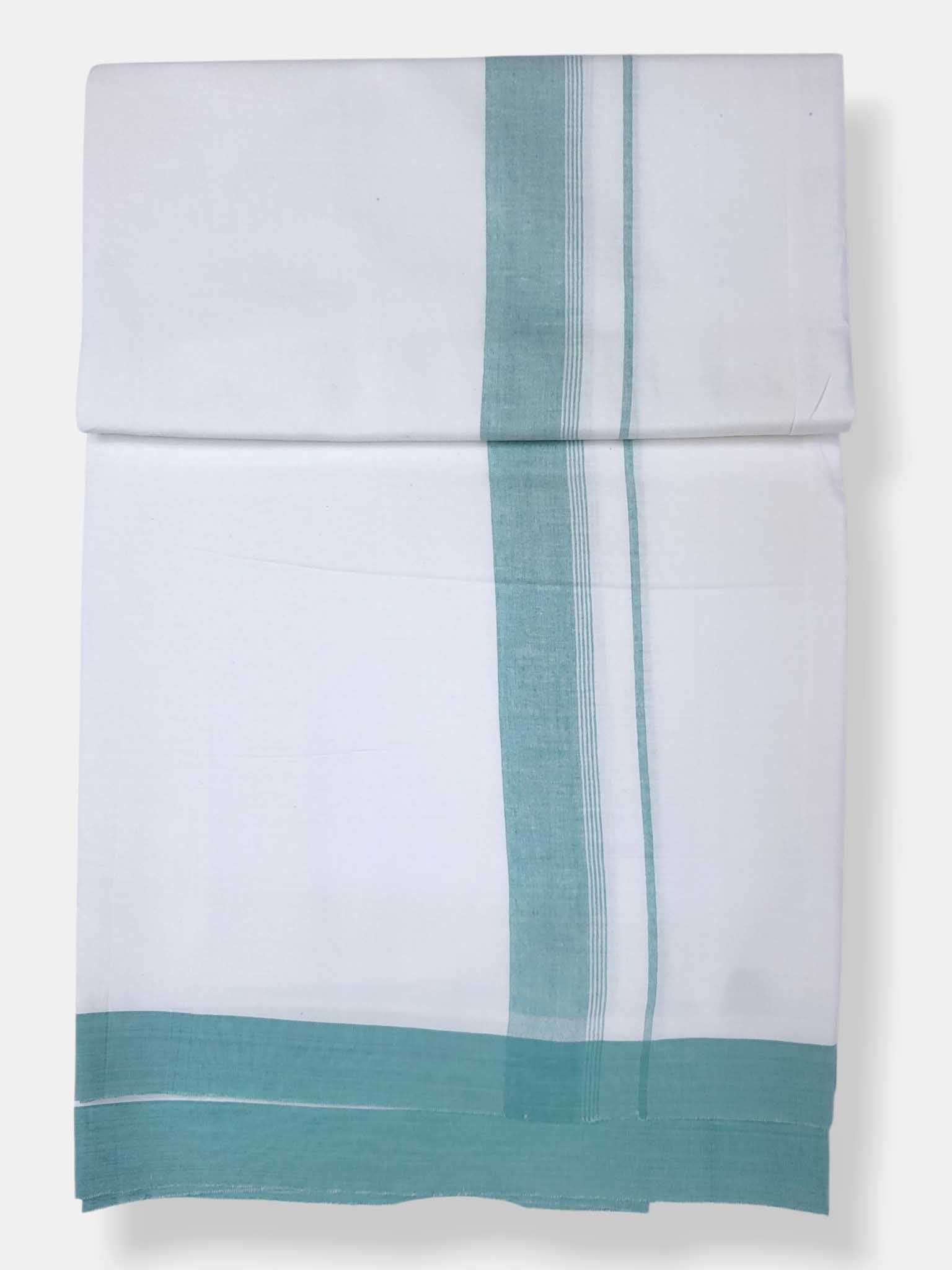 Single Kerala Pure White Mundu/Dhoti