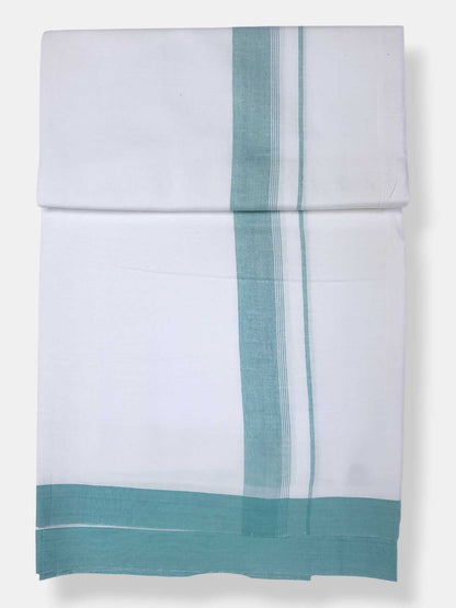 Single Kerala Pure White Mundu/Dhoti