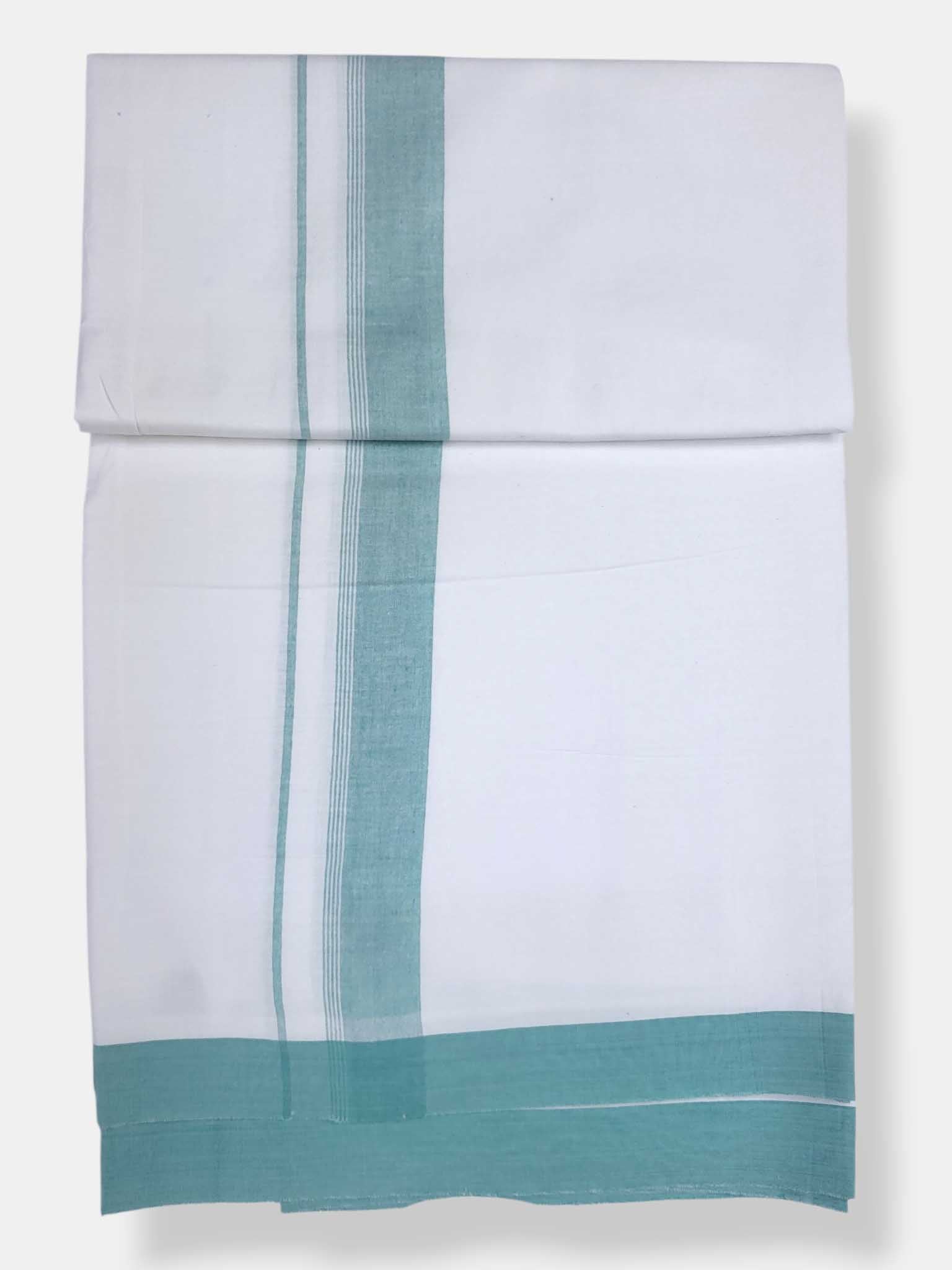 Single Kerala Pure White Mundu/Dhoti