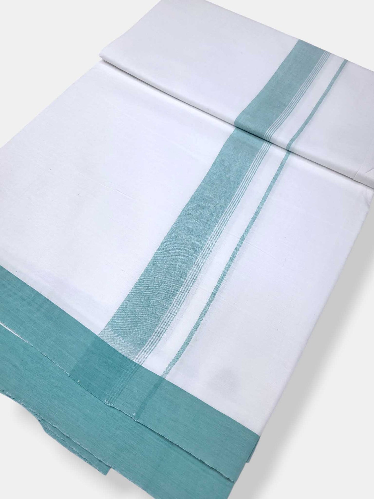 Single Kerala Pure White Mundu/Dhoti