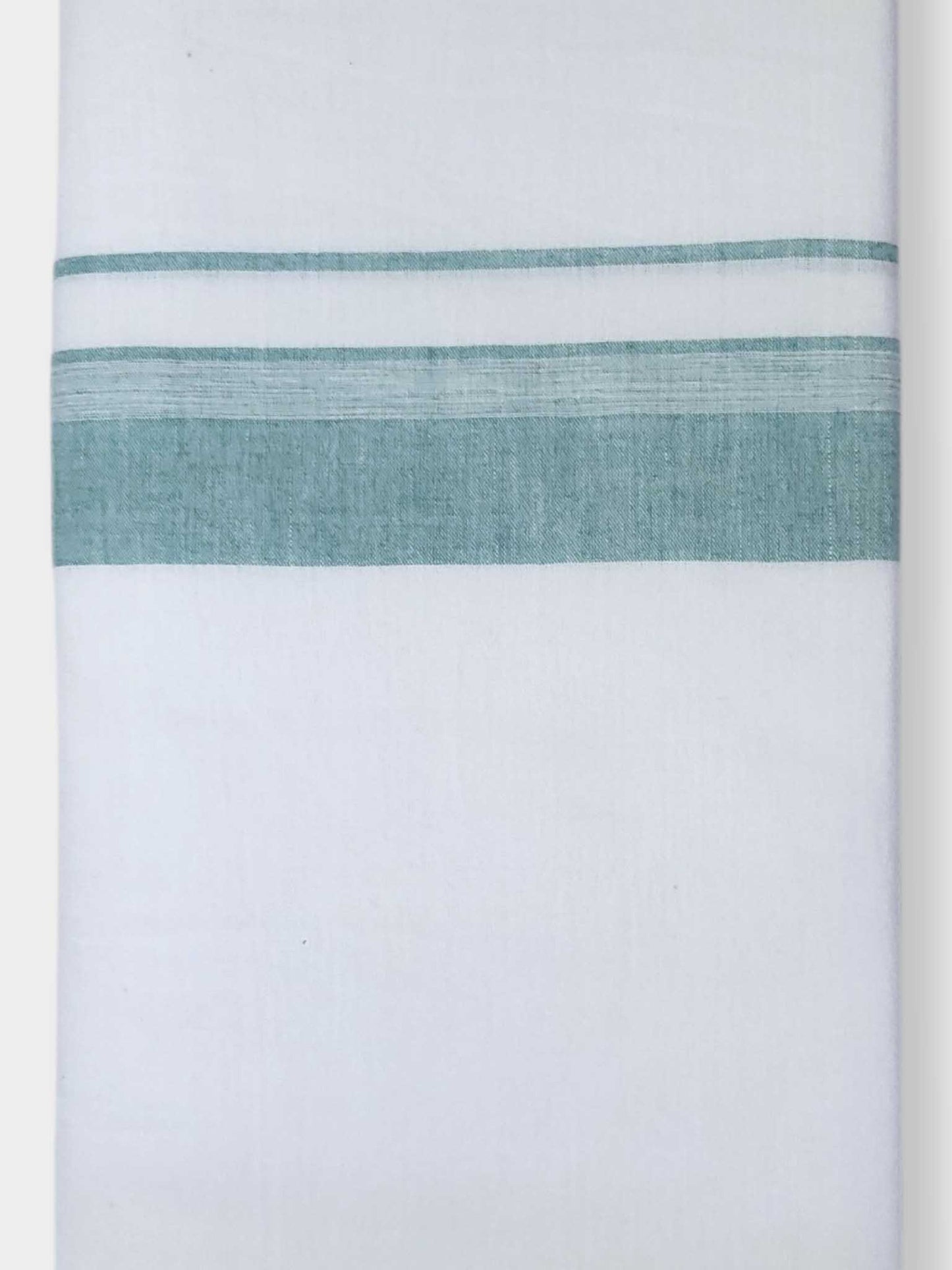 Single Kerala Pure White Mundu/Dhoti