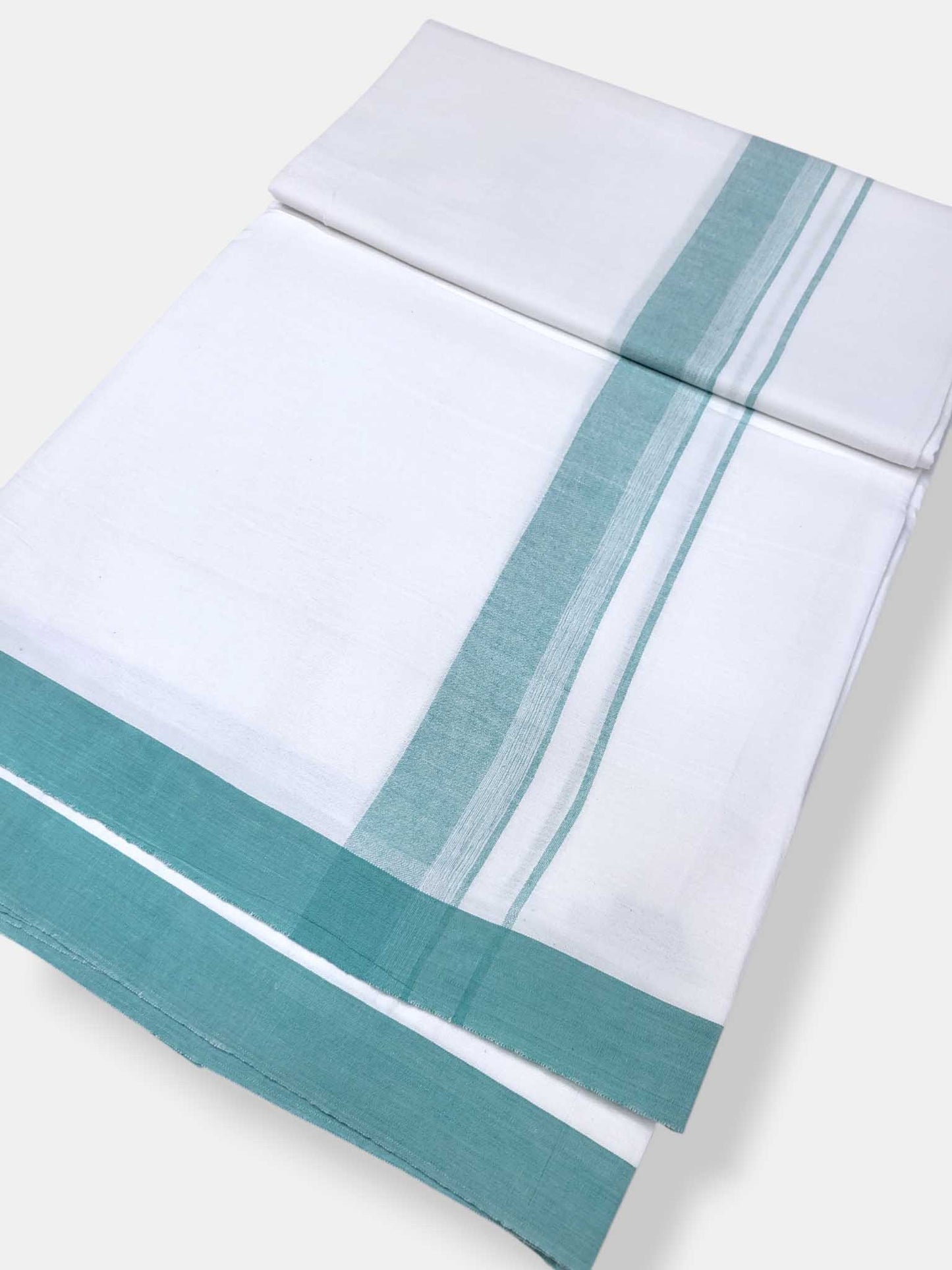 Single Kerala Pure White Mundu/Dhoti