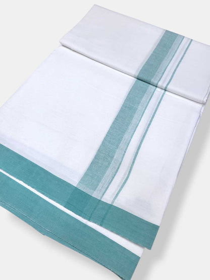 Single Kerala Pure White Mundu/Dhoti