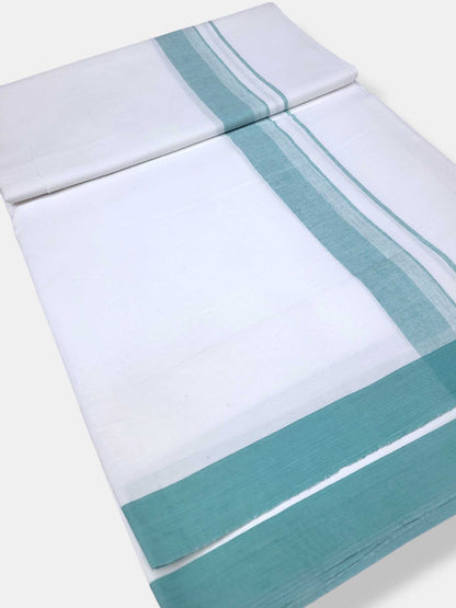 Single Kerala Pure White Mundu/Dhoti
