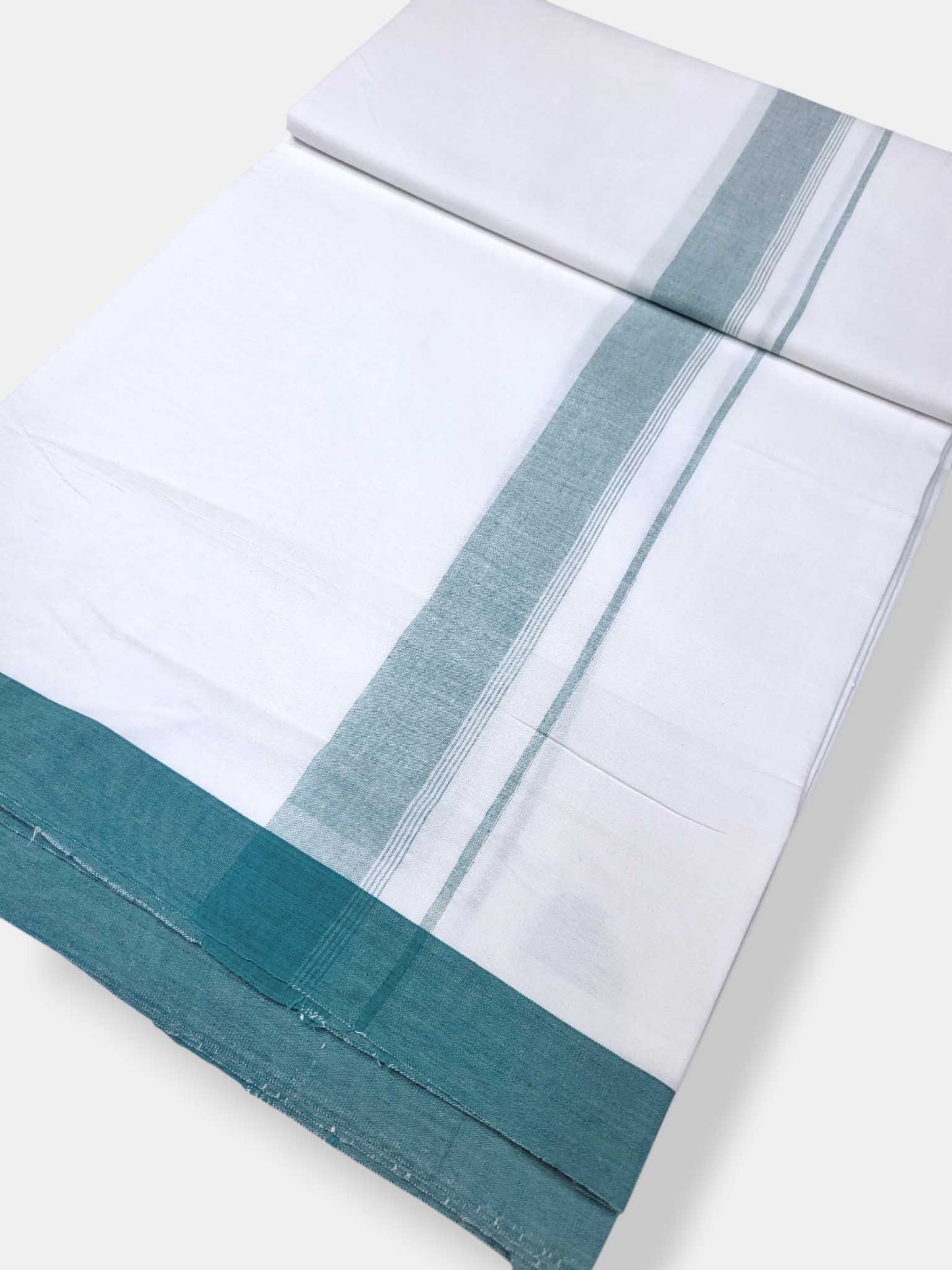 Single Kerala Pure White Mundu/Dhoti