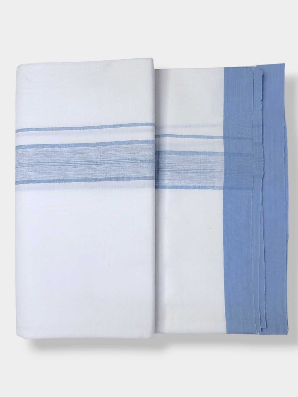 Single Kerala Pure White Mundu/Dhoti