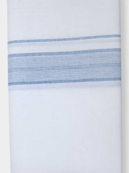 Single Kerala Pure White Mundu/Dhoti
