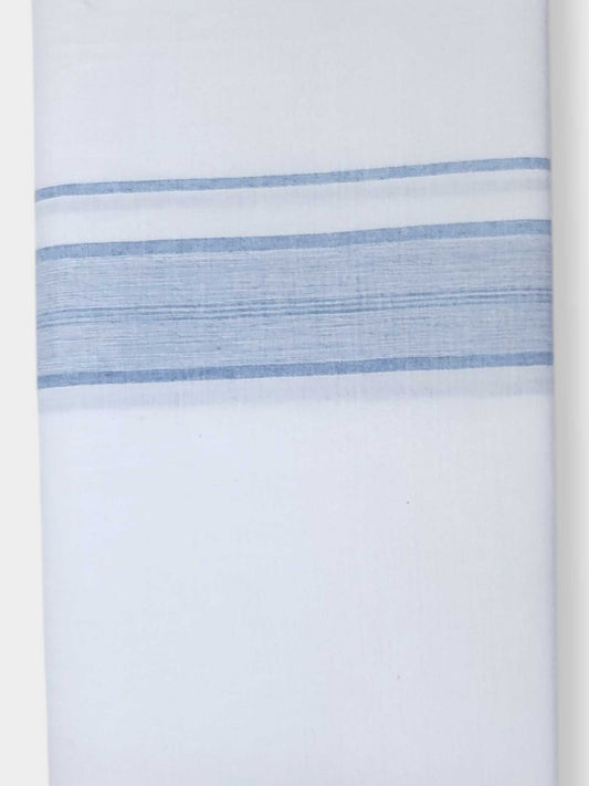 Single Kerala Pure White Mundu/Dhoti