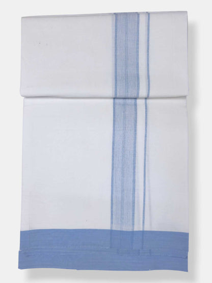Single Kerala Pure White Mundu/Dhoti