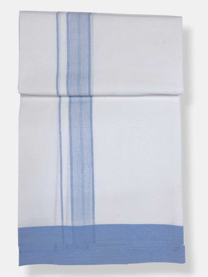 Single Kerala Pure White Mundu/Dhoti