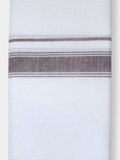 Single Kerala Pure White Mundu/Dhoti