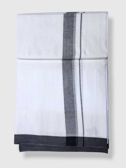 Single Kerala Pure White Mundu/Dhoti