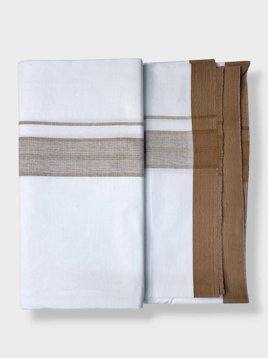 Single Kerala Pure White Mundu/Dhoti