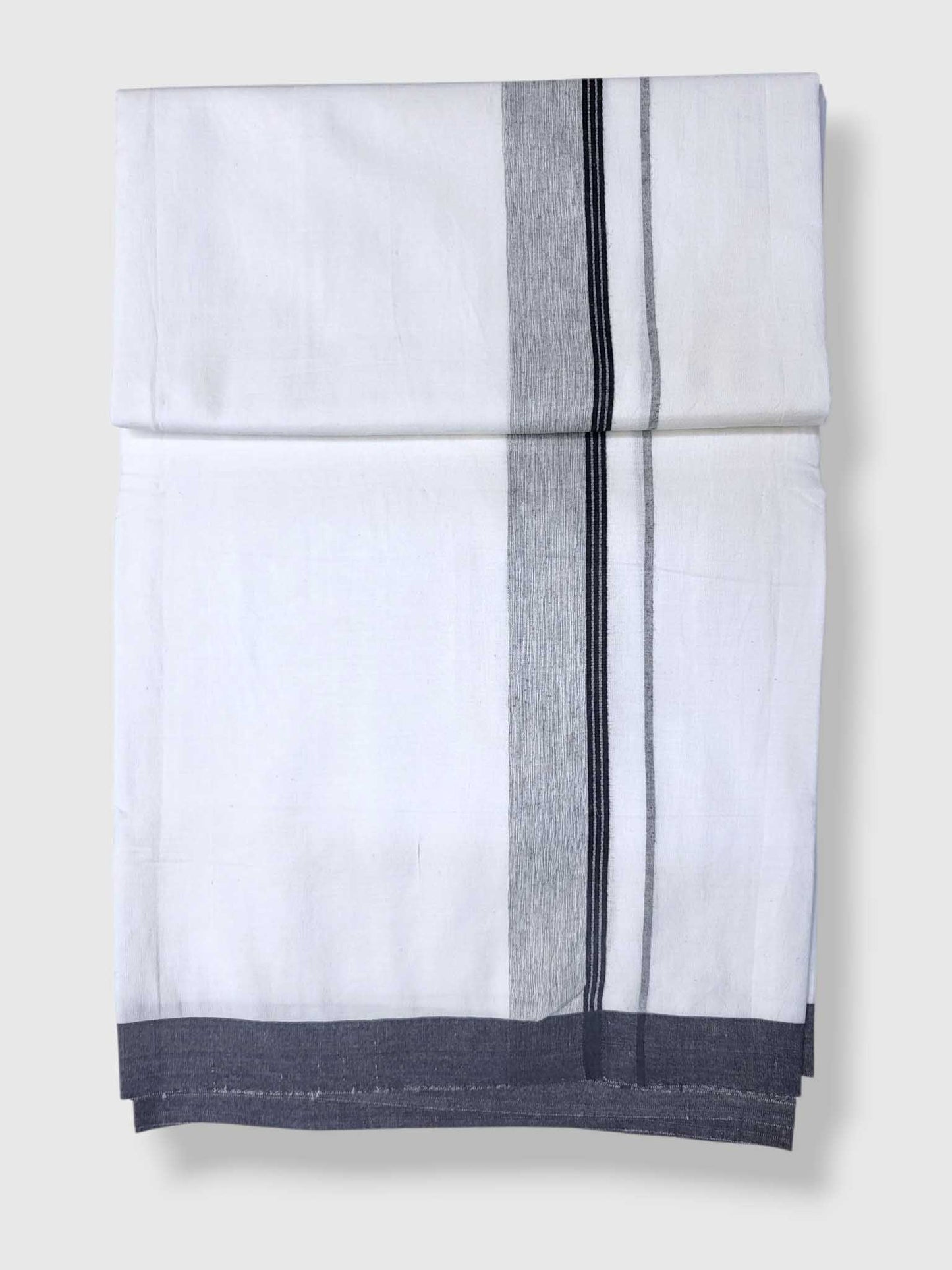 Single Kerala Pure White Mundu/Dhoti