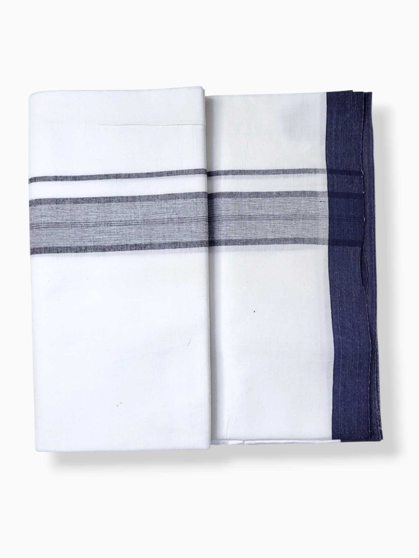 Single Kerala Pure White Mundu/Dhoti