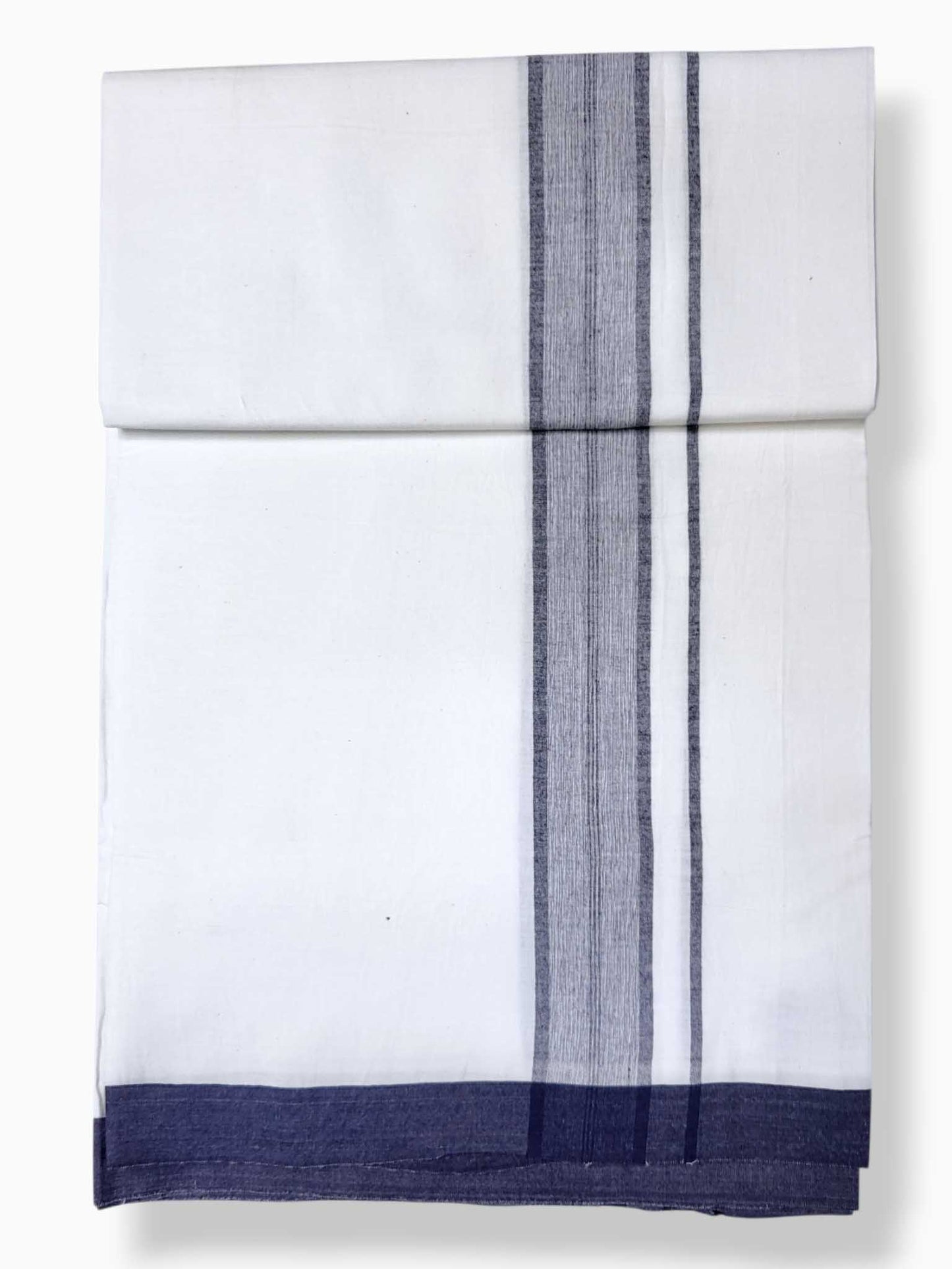 Single Kerala Pure White Mundu/Dhoti
