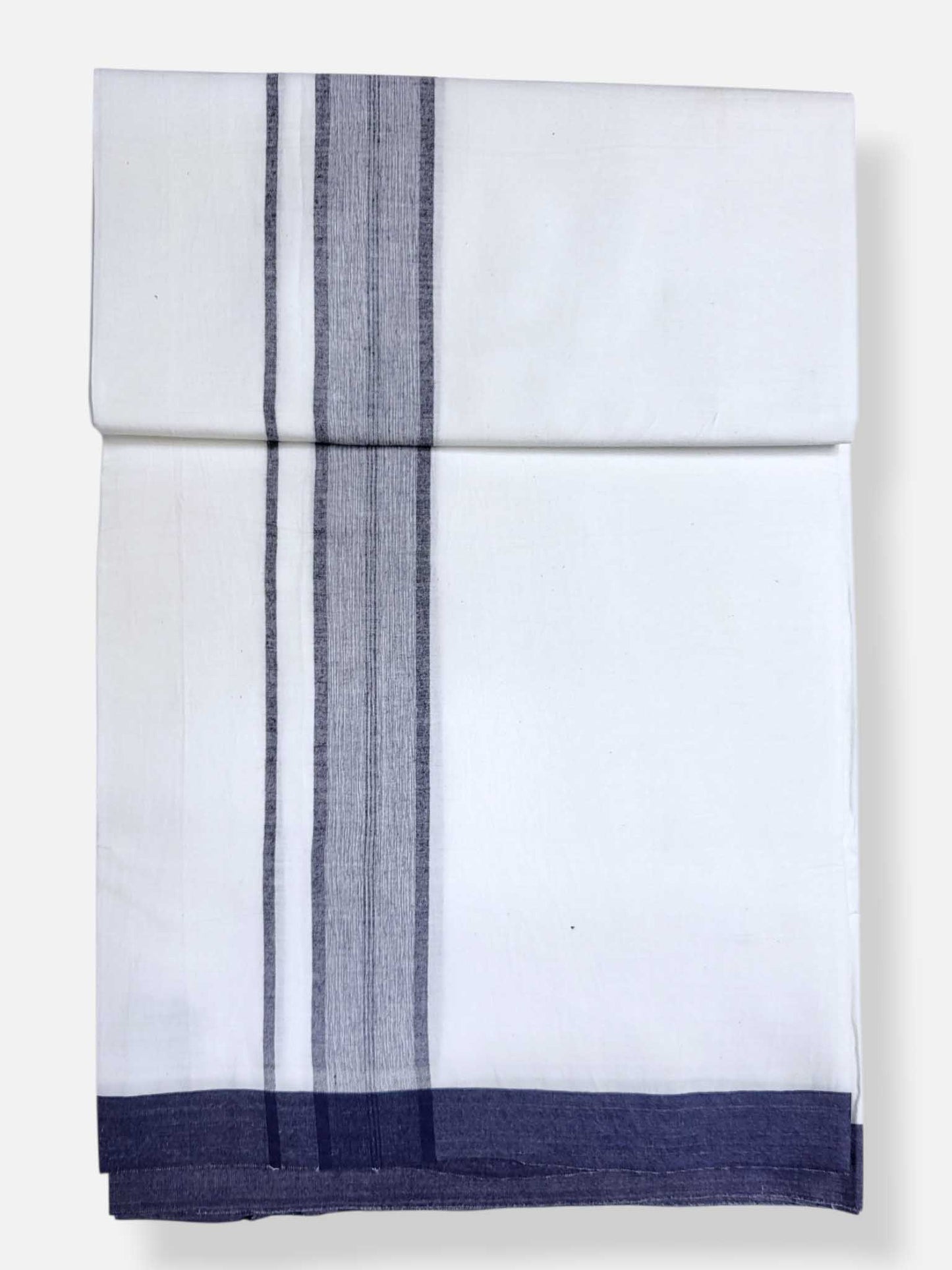 Single Kerala Pure White Mundu/Dhoti