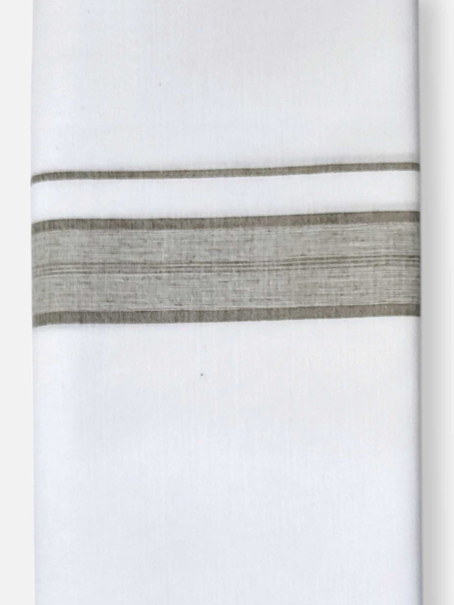 Single Kerala Pure White Mundu/Dhoti